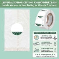 Sustainable Compostable PLA Clear Wrapping Sheets | 16x12
