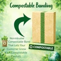Compostable Kraft Sandwich Wedge Boxes | UK Made | The Pure Option