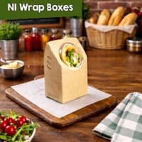 Compostable Kraft Sandwich Wedge Boxes | UK Made | The Pure Option