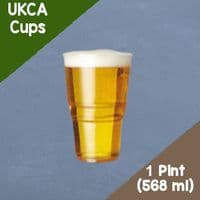 UKCA PLA Biodegradable Compostable Half & Pint Cups