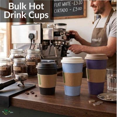 Wholesale Eco-Friendly Hot Cups | Bulk Compostable Coffee Cups