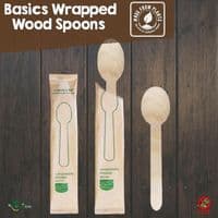 Eco-Friendly Birch Wood Disposable Cutlery | FSC Certified Sets