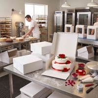 Cardboard Compostable Folding Cake Boxes 12x12