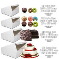 Cardboard Compostable Folding Cake Boxes 12x12