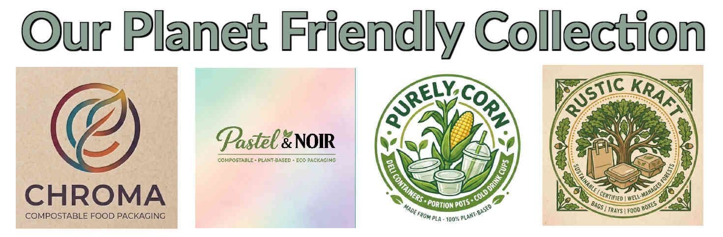 Our Planet Friendly Collection - Chroma, Pastel & Noir, Purely Corn, Rustic Kraft