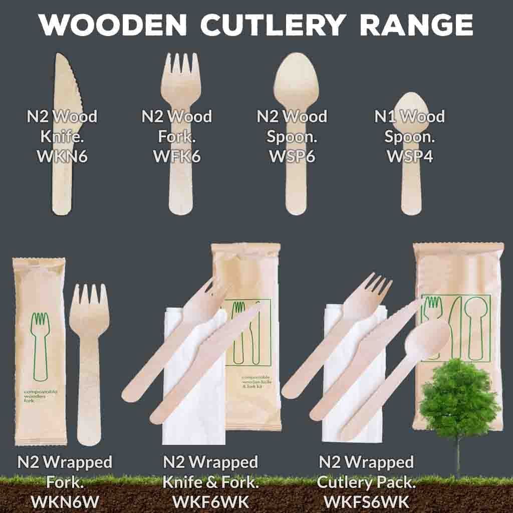 Compostable Biodegradable Disposable Cutlery