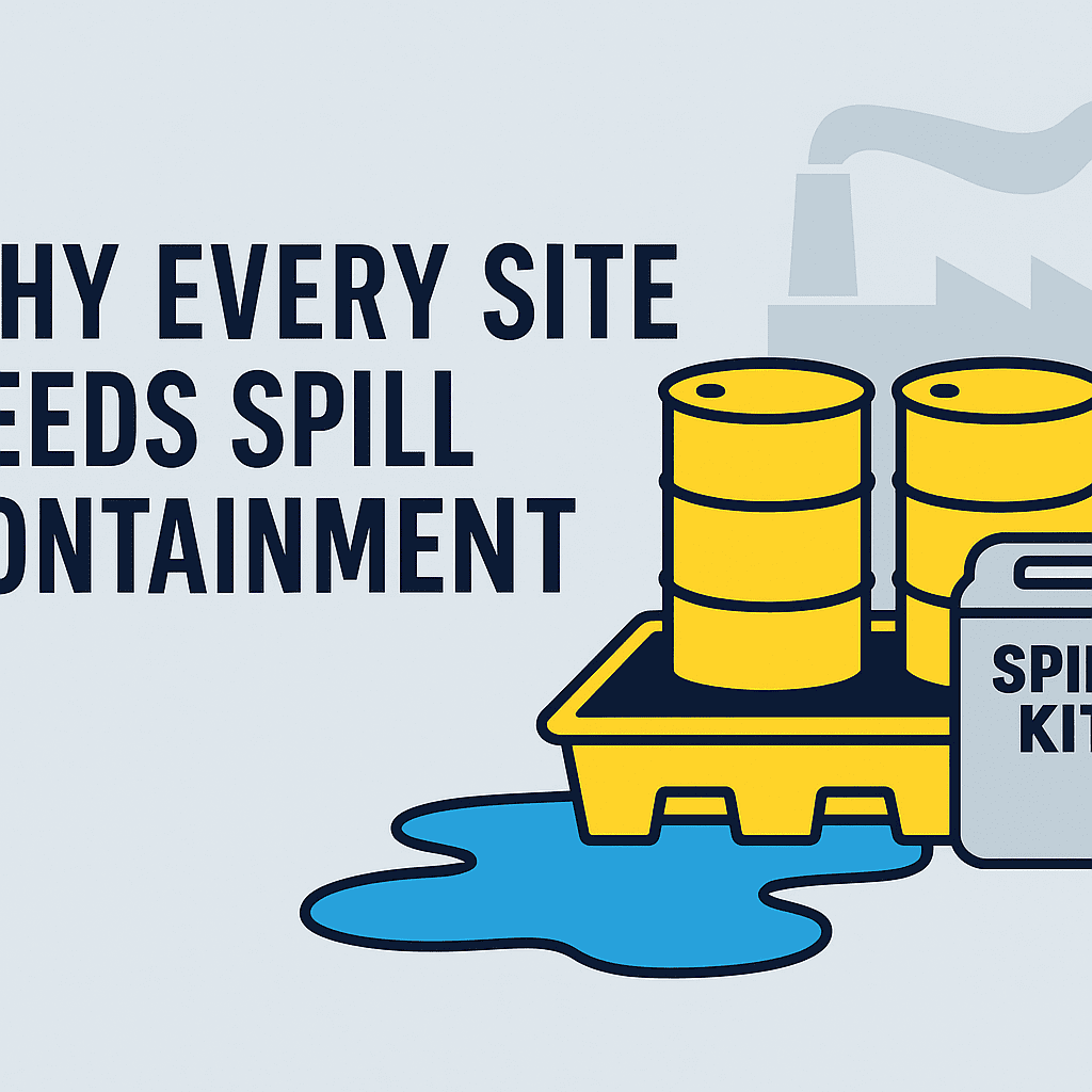 Why Every Site Needs Spill Containment — Even If You “Don’t Do Spills”