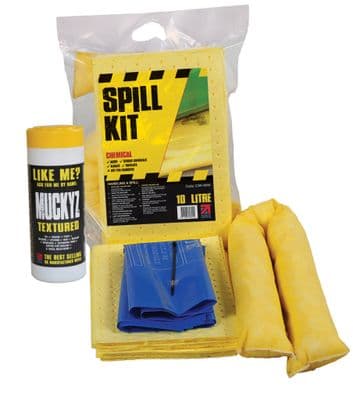 10 Litre Chemical Spill Kit | Sealed Break Pack | Pack of 10 | CSK10BP