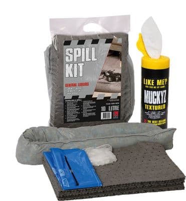 10 Litre General Purpose Spill Kit | Sealed Break Pack | Pack of 10 | GSK10BP