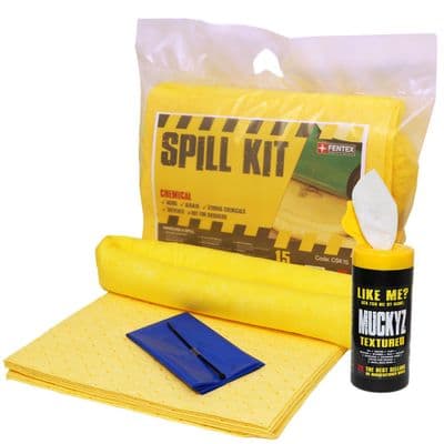 15 Litre Chemical Spill Kit | Sealed Break Pack | Pack of 10 | CSK15BP