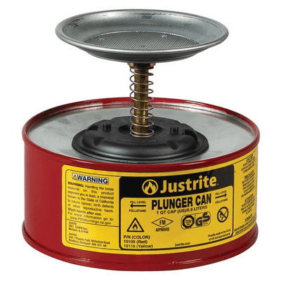 1ltr Justrite Plunger Can - 10108