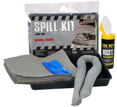 20 Litre General Purpose Spill Kit With Drip Tray | Pack of 5 | GSK20DTI