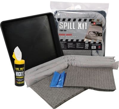30 Litre General Purpose Spill Kit With Drip Tray | Pack of 5 | GSK30DTI