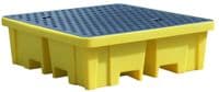 4 Drum Spill Pallet | 4 Way Forklift Access | 250 Litre Sump