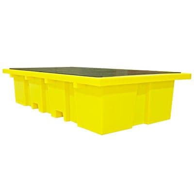 8 Drum Spill Pallet | Forkliftable | 1140 Litre Sump