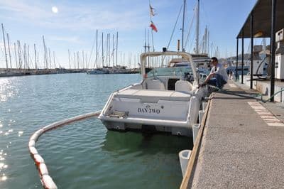 Absorbent Boom with PVC Skirt 13cm dia x 5m - ABPVC13-5