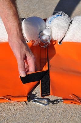 Absorbent Boom with PVC Skirt 20cm dia x 10m - ABPVC20-10