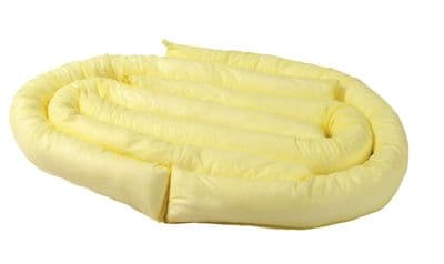 Chemical Absorbent Socks 7.5cm x 1.2m Pack of 20 - CS20-90