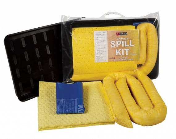 Chemical Spill Kit with Drip Tray 20ltr (Pack of 5) - CSK20DTI