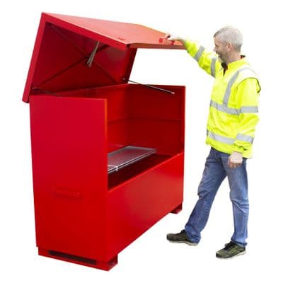 Chemstor Steel Box 1585mm x 675mm x 1278mm with Shelves (Large) - CS9