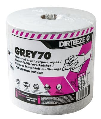Dirteeze Industrial Multi Purpose Roll of 500 Wipes for Multiple Applications - GRR500