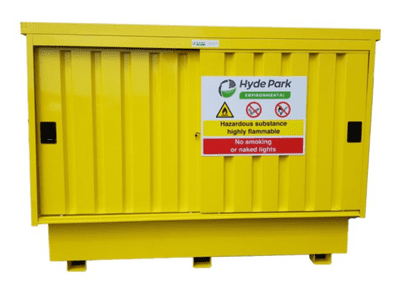Double IBC Steel Bunded Storage Unit