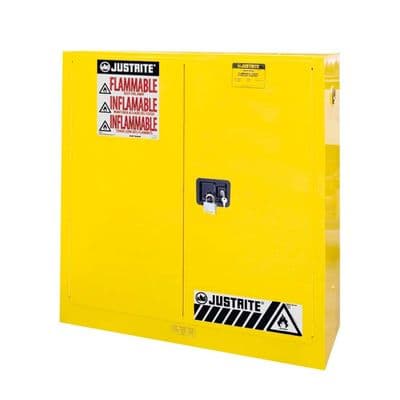 Flammable Liquids  Cabinet Freestanding Twin Door 1 Shelf - 8930001