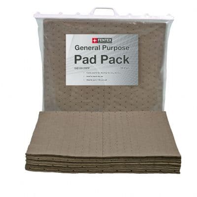 General Purpose Absorbent Pads in Break Pack 20 Pads (Pack of 5) - GBV-100/20PP