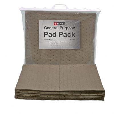 General Purpose Absorbent Pads in Break Pack 40 Pads (Pack of 5) - GBV-200/40PP