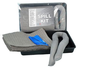 General Purpose Spill Kit with Drip Tray 20ltr (Pack of 5) - GSK20DTI