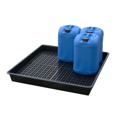 General Purpose Spill Tray / Drip Tray with 4 Grids  100ltr Capacity - TT100G