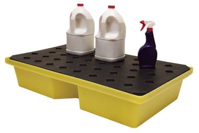 General Purpose Spill Tray / Drip Tray with Grid 1000 x 605 x 200mm 63ltr Sump  - ST60