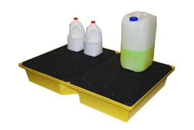 General Purpose Spill Tray / Drip Tray with Grid 1195 x 795 x 185mm 104ltr Sump - ST100