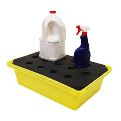 General Purpose Spill Tray / Drip Tray with Grid 595 x 395 x 175mm 22ltr Sump - ST20