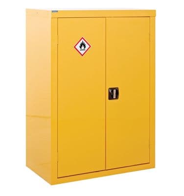 Hazardous Floor Cupboard - 2 Shelves - H1200 x W900 x D460mm - CZ129046ZYXX