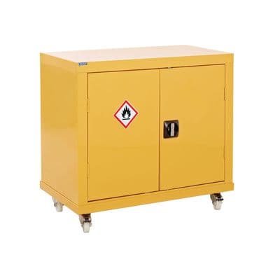 Hazardous Mobile Cupboard - 1 Shelf - H840 x W900 x D460mm - CZ849046MYXX