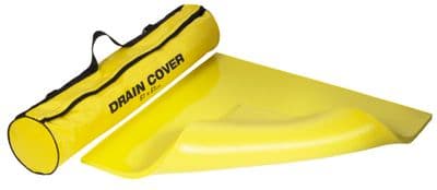 Heavy Weight Drain Cover 61 x 61cm in Wall Mounted Holdall - ADPM/HL