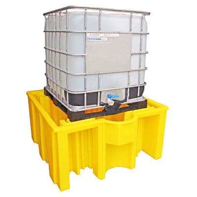 IBC Bund Spill Pallet for 1 x 1000 Litre IBC  1125 Litre Sump (No Grid) (BB3)