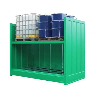 Indoor Bunded Store to hold 16 Drums - IS16B