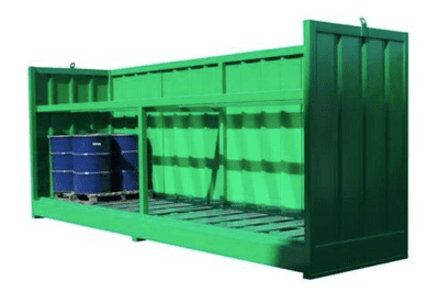 Indoor Bunded Store to hold 32 Drums - IS32B