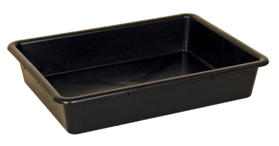 Deep Tray With Rails Medium Rectangle Deep Tray 64 5 x 49 5 x 12cm Pack of 5 - DT100