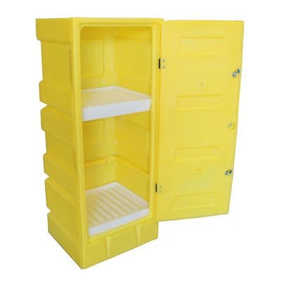 Medium Storage Cabinet Lockable with 3 Shelves 70ltr Bund - PSC2