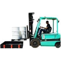 Multi-Function PVC Containment Bund 150 x 150 x 24cm for 4 x 205ltr Drums / 1 x IBC 562ltr Sump- EB3