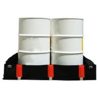 Multi-Function PVC Containment Bund 150 x 150 x 24cm for 4 x 205ltr Drums / 1 x IBC 562ltr Sump- EB3