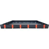 Multi-Function PVC Containment Bund 300 x 250 x 25cm for 16 x Drums / 4 x IBC 1750ltr Sump - EB5