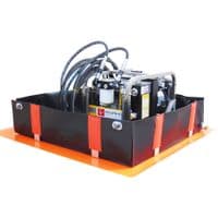 Multi-Function PVC Containment Bund 95 x 95 x 25cm for 1 x 205ltr Drum 225ltr Sump Cap. - EB1