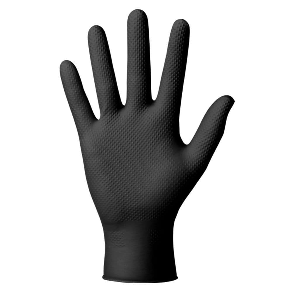 Nitrile Glove Ideall Grip Black 10 Boxes of 50 Gloves