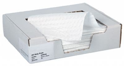 Oil & Fuel Absorbent Pads in Dispenser Box 30 Pads (Pack of 5) - OBV-30