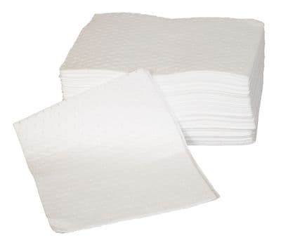 Oil & Fuel Absorbent Pads Poly Wrapped 100 Pads (Pack of 5) - OBV-100