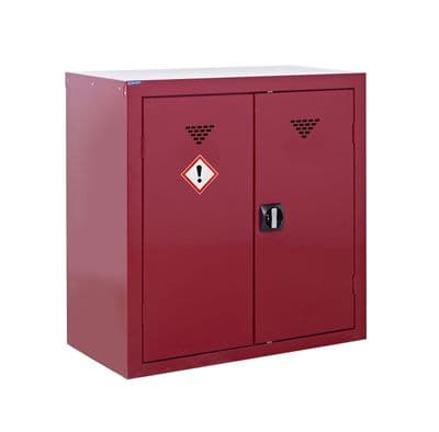 Pesticide & Agrochemical Floor Cupboard - 1 Shelf - H900 x W900 x D460mm - CP909046ZRXX